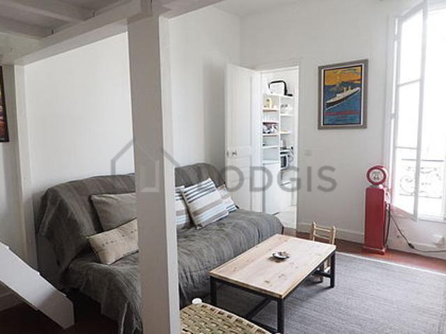 Studio meublé avec cheminée et concierge Luxembourg Paris 6°