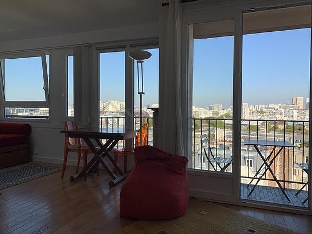 Studio meublé avec ascenseur, concierge et local à vélos Port Royal Paris 14°