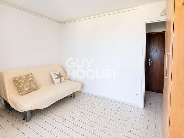 Studio meublé avec balcon et vue mer à Canet Sud Septembre a Juin