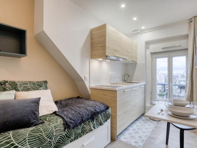 Studio meublé avec goût dans le centre Paris 11è