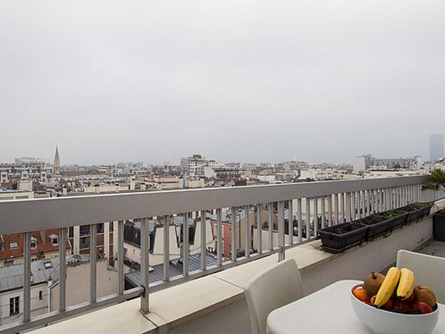 Studio meublé avec terrasse, ascenseur et concierge La Motte Picquet Paris 15°