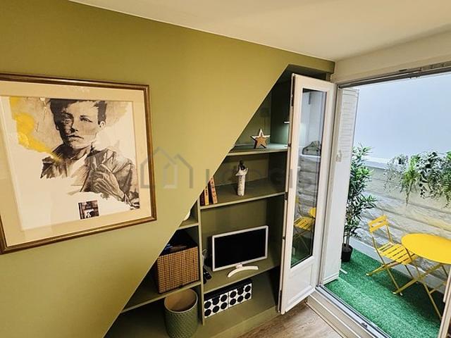 Studio meublé avec terrasse et cave Péreire Paris 17°