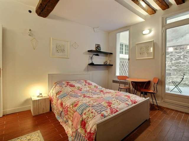 Studio meublé à louer 23 m² Montorgueil Paris