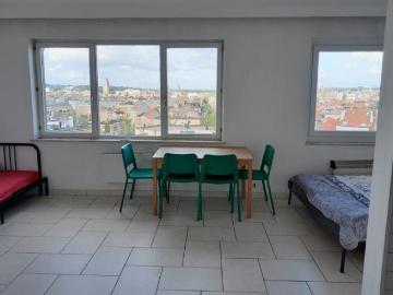 Studio meublé à louer à Jette, vue panoramique