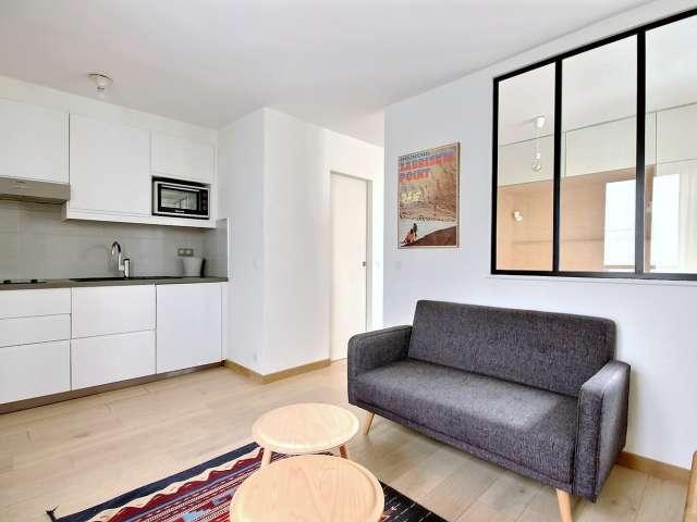Studio meublé à louer en alcôve 26 m² Marx Dormoy Paris