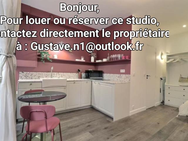 Studio meublé de 23 m², idéalement situé à Lyon 7ème