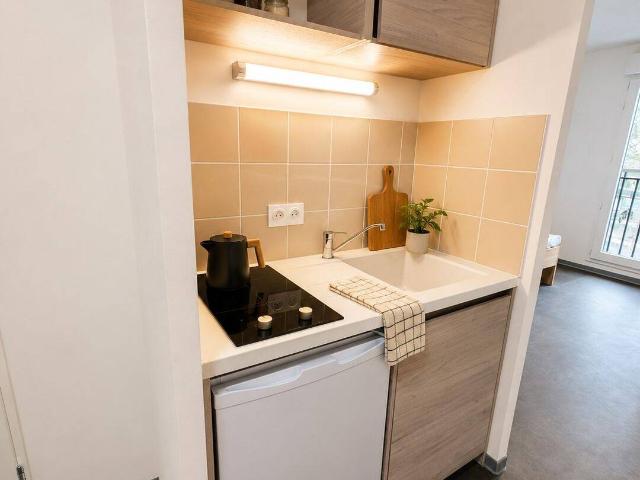 Studio meublé étudiant à Blois Vue Jardin– Résidence Beelodge Ca