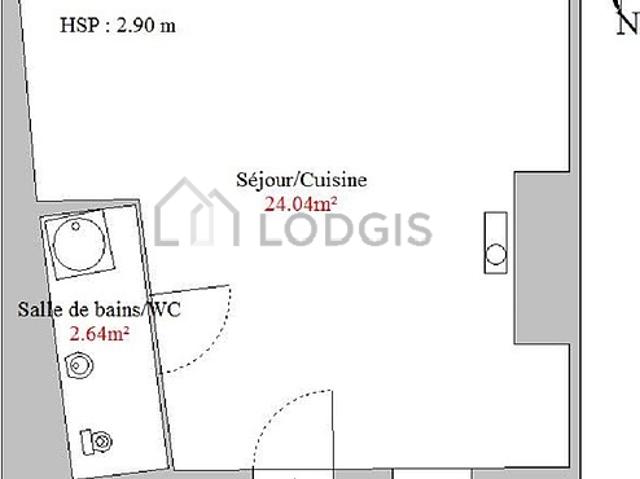 Studio meublé Lyon 69002