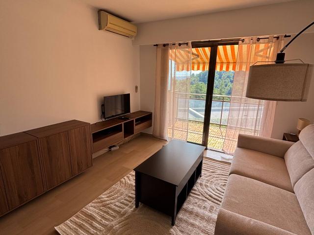 Studio meublé rénové 26 m² – Terrasse plein sud, piscine, parking, cave – 920 € CC charges copro, fibre, électricité