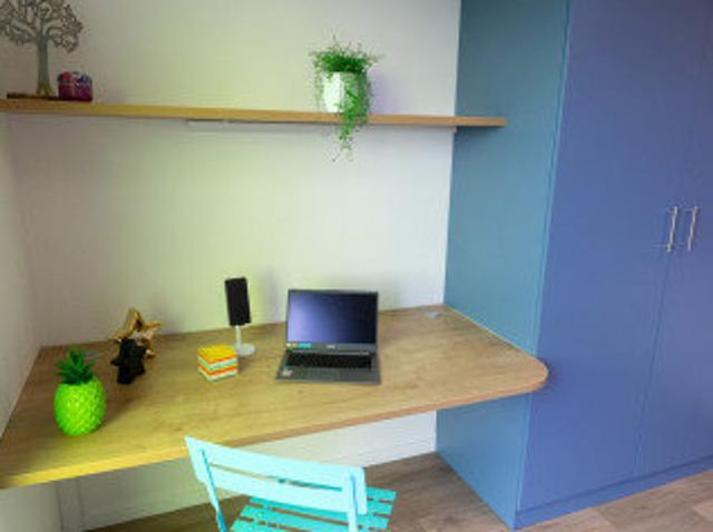 Studio meublé 16 m²