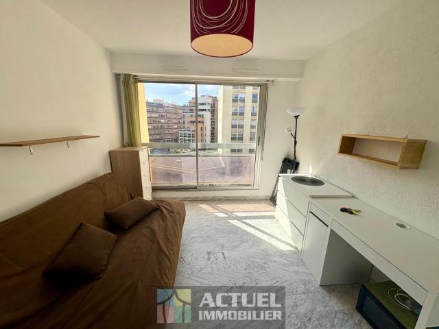 Studio meublé 17m² avec parking ANTIGONE