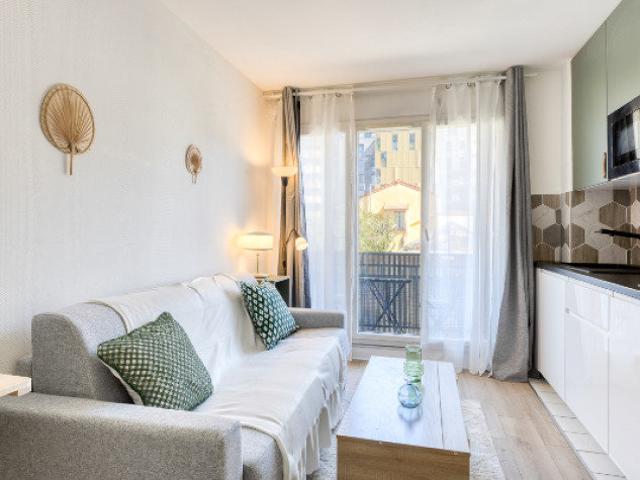 Studio meublé 19 m²