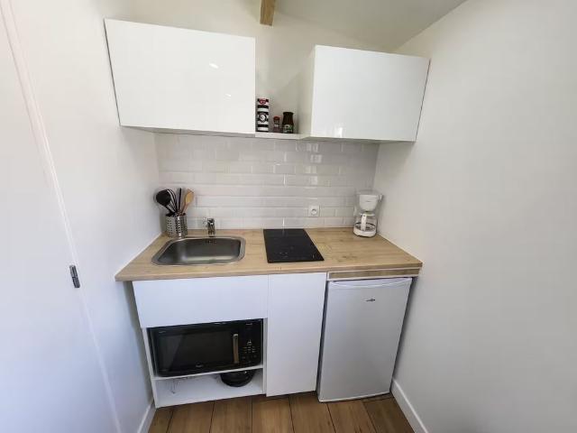Studio meublé 13 m2 avec terrasse privative Villeneuve de la Raho