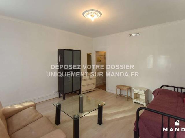Studio meublé 27 m²