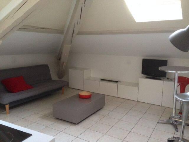 Studio meublé 29 m² · Grenoble Notre Dame · cave incluse