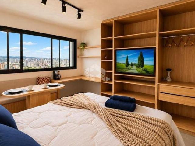 Studio Novo e Mobiliado de Alto Padrão no GO Cidade Baixa Pronto para Morar ou Rentabilizar!