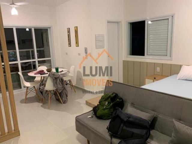 Studio Novo Pronto mobiliado e decorado no Perequê Açú