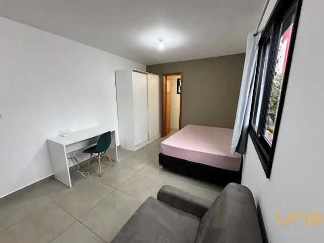 Stúdio no Bacacheri de 37 m² com 1 quarto