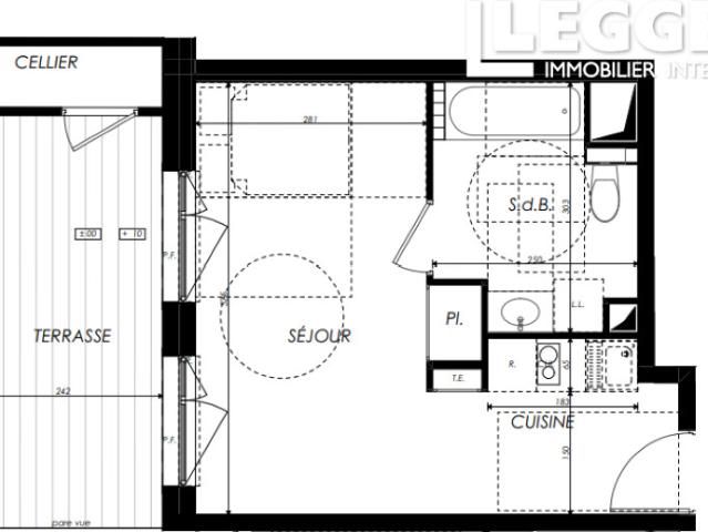 Studio neuf de 27.65m2 avec terrasse et cellier à vendre à Seynod, près de l'autoroute, bus et lac