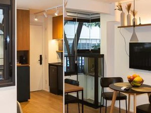 Studio para alugar com 24m², 1 quarto e sem vaga