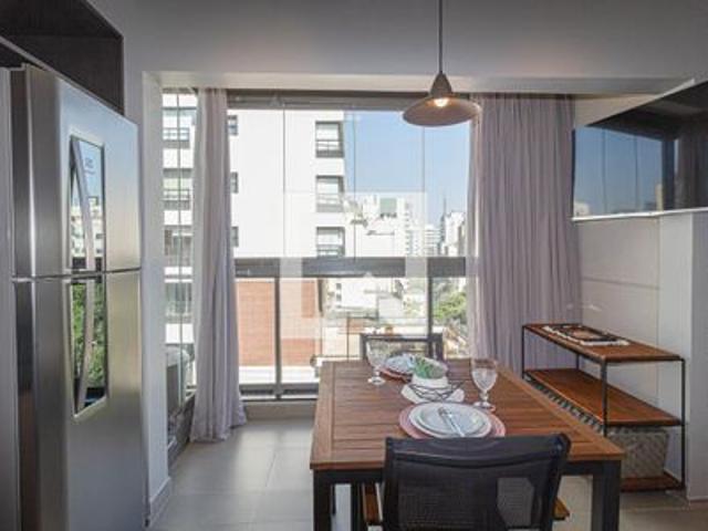 Studio para alugar com 24m², 1 quarto e sem vaga