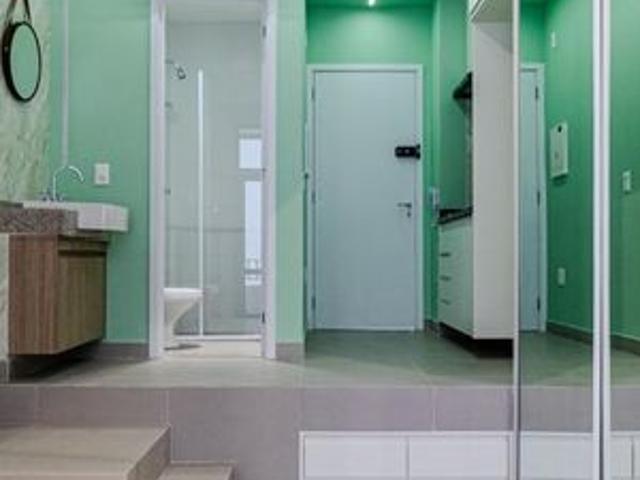 Studio para alugar com 24m², 1 quarto e sem vaga