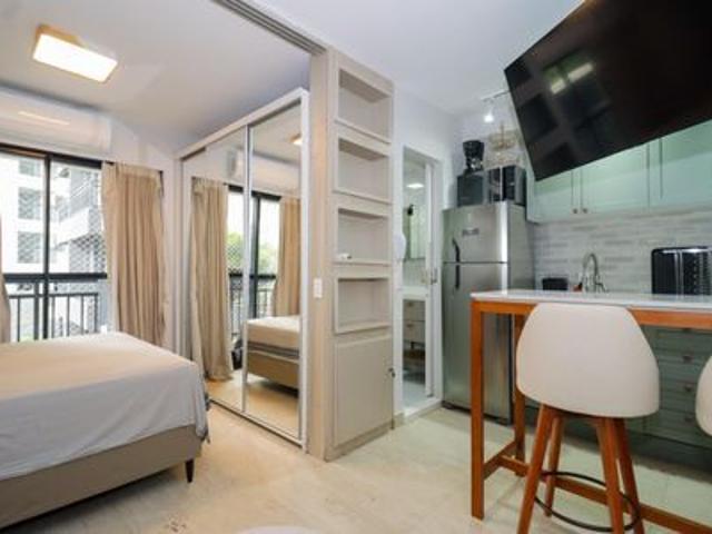 Studio para alugar com 26m², 1 quarto e sem vaga