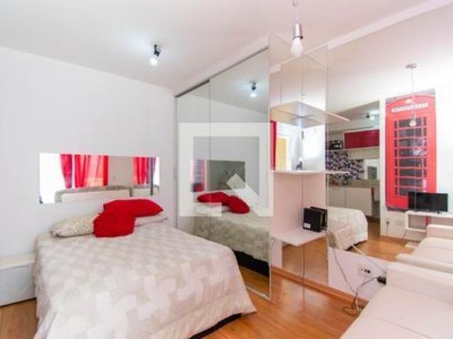 Studio para alugar com 26m², 1 quarto e sem vaga