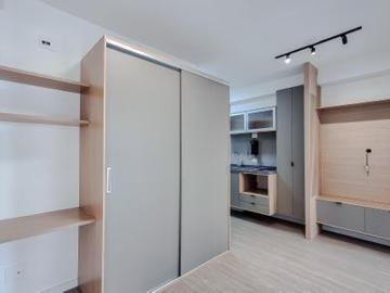 Studio para alugar com 26m², 1 quarto e sem vaga