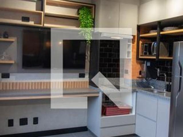 Studio para alugar com 27m², 1 quarto e sem vaga