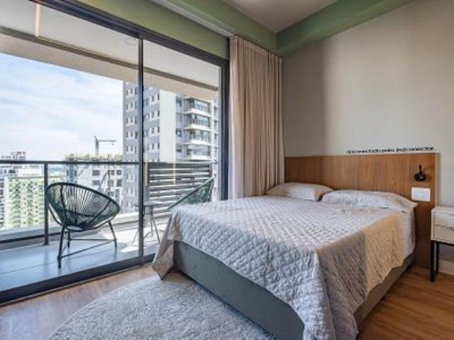 Studio para alugar com 27m², 1 quarto e sem vaga