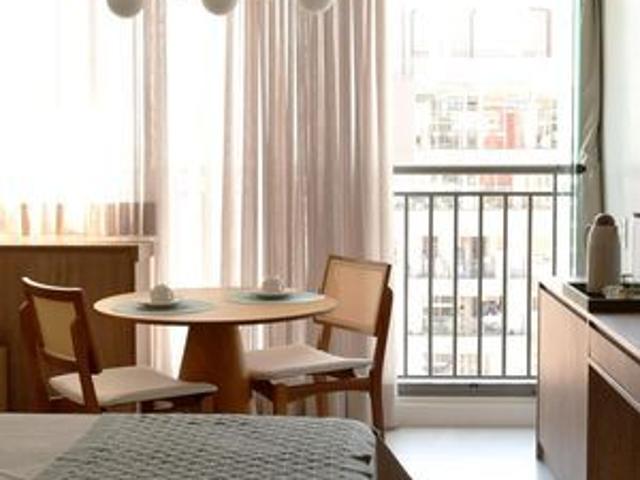 Studio para alugar com 27m², 1 quarto e sem vaga