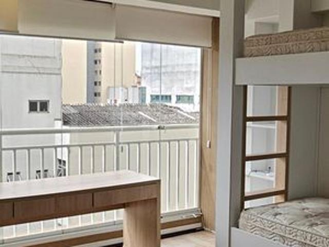 Studio para alugar com 27m², 1 quarto e sem vaga