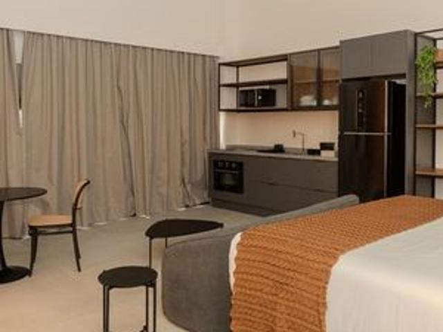 Studio para alugar com 43m², 1 quarto e sem vaga