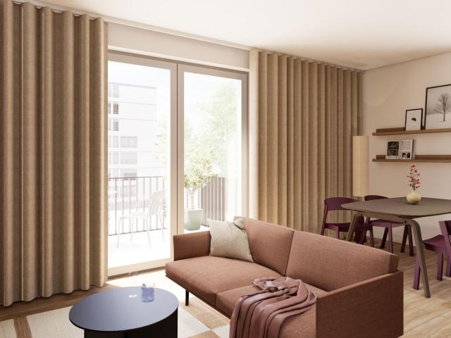 Studio Plus with shared amenities: padel court, gym & rooftop terrace
