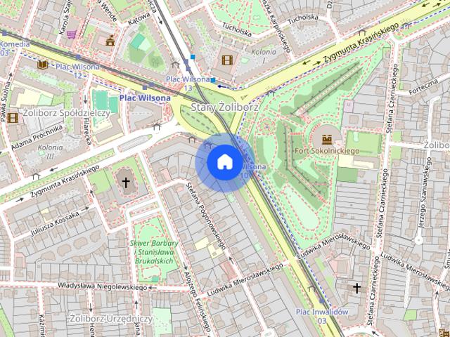 Studio przy metrze Plac Wilsona | Żoliborz | bez prowizji