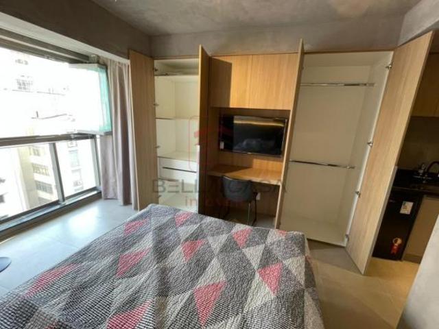 Studio premium mobiliado no coração de São Paulo