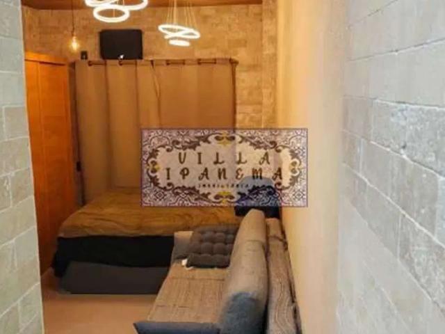 Studio reformado e mobiliado para locação em botafogo 22m² pronto para morar ou investir