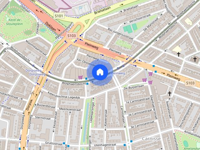 Studio Wolphaertsbocht, Rotterdam For Rent