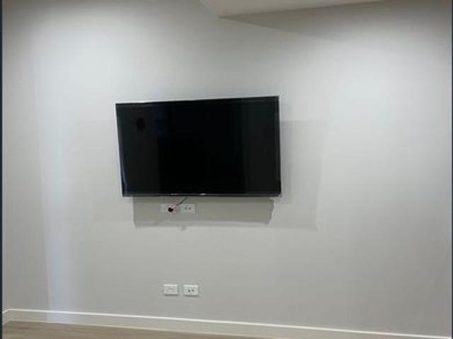 Studio with separate bedroom area