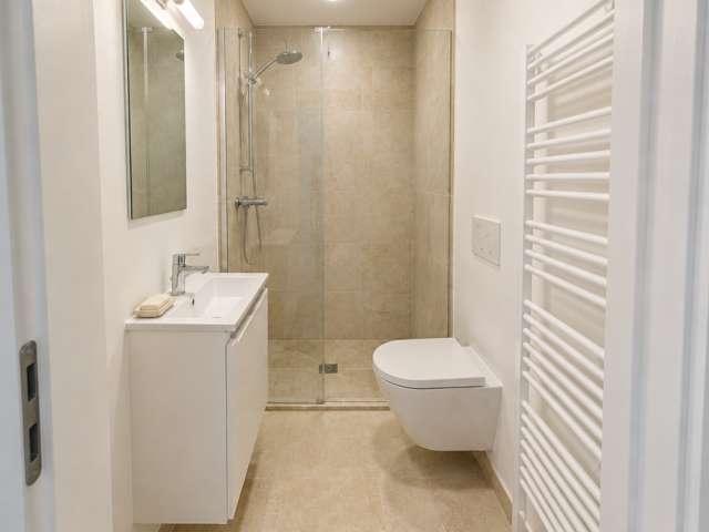 Studio tout neuf avec kitchenette privée, salle de sport et jardin – Saint Denis, ligne de métro 20