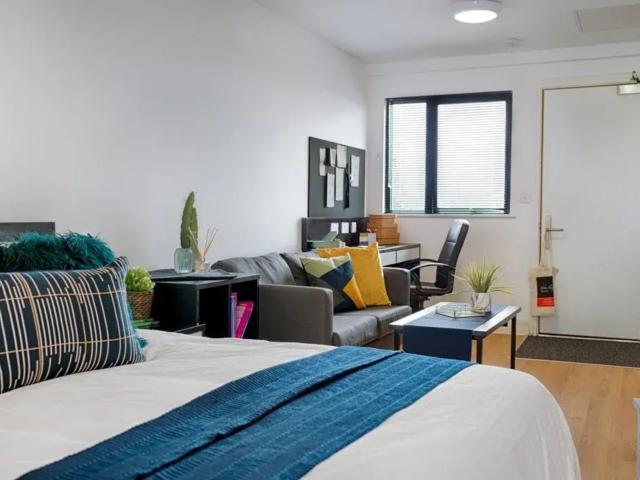 Studio to rent on Myrtle Parade, Liverpool