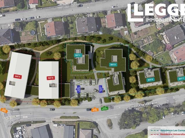 Studios dans un tout nouveau complexe résidentiel pour étudiants, situé à Annecy