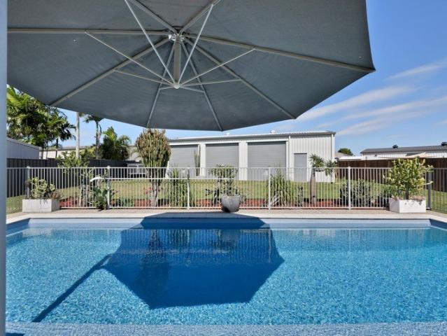 The Ultimate Family Lifestyle Pool, Powered Shed, Solar Savings and Side Access