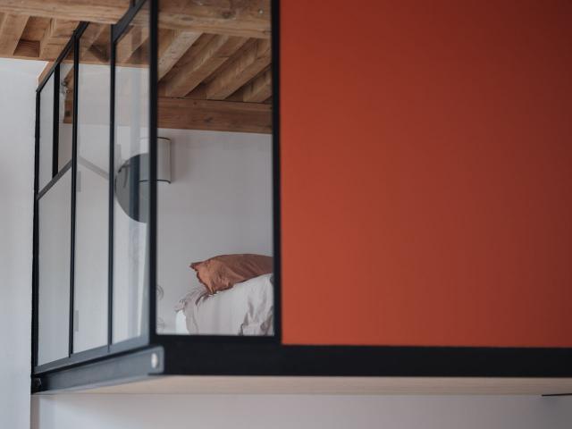 Stunning designer apartment with original stone and wood, south facing, in the heart of Croix Rousse, Lyon Amsterdam Apartments for Rent
