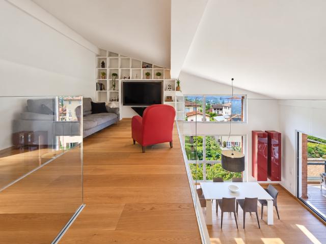 Stunning Duplex Apartment with Lake Views in Montagnola – Gentilino for rent