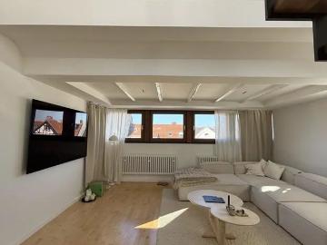 Stunning Maisonette with Rooftop Terrace & Rare Dom Cathedral Views in Ehrenfeld, Koln Amsterdam Apartments for Rent