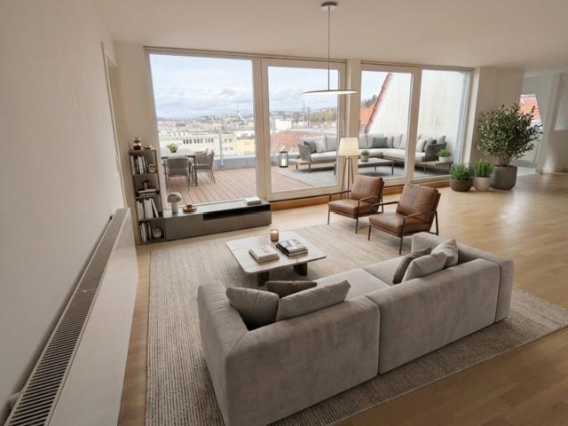 Stunning Penthouse/Attic Apt with Roof Terrace & 2 Baths – Stuttgart West
