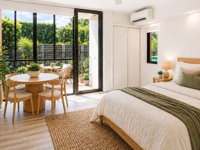 Style meets simplicity in this fresh, modern, renovated studio apartment