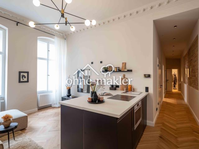 Stylische 2 Zimmer Design Altbauwohnung in Torstraße – 3,60 m Decken & Erstbezug nach Sanierung